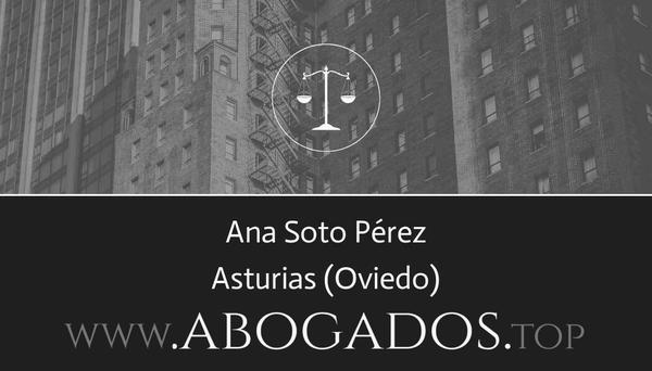 abogado Ana Soto Pérez en Oviedo