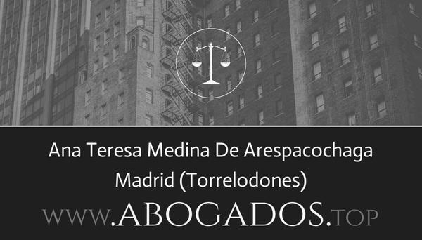 abogado Ana Teresa Medina De Arespacochaga en Torrelodones