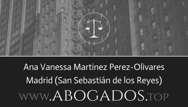 abogado Ana Vanessa Martinez Perez-Olivares en San Sebastián de los Reyes