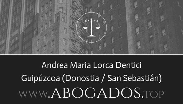 abogado Andrea Maria Lorca Dentici en Donostia / San Sebastián