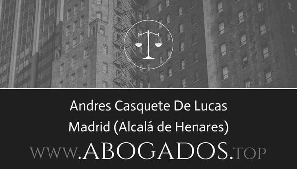 abogado Andres Casquete De Lucas en Alcalá de Henares