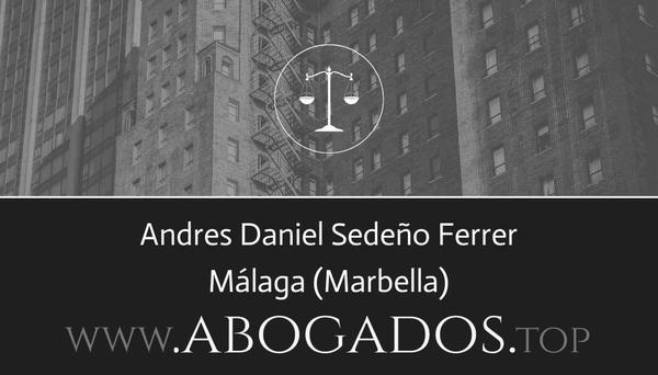 abogado Andres Daniel Sedeño Ferrer en Marbella