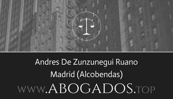 abogado Andres De Zunzunegui Ruano en Alcobendas