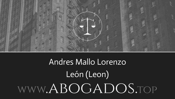 abogado Andres Mallo Lorenzo en Leon