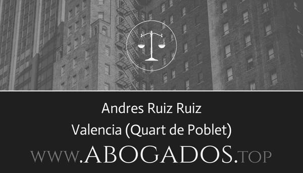 abogado Andres Ruiz Ruiz en Quart de Poblet