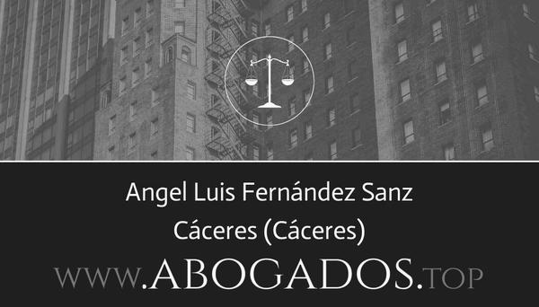 abogado Angel Luis Fernández Sanz en Cáceres