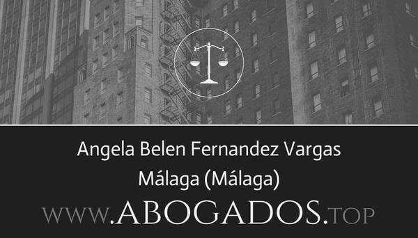 abogado Angela Belen Fernandez Vargas en Málaga