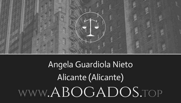 abogado Angela Guardiola Nieto en Alicante