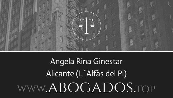 abogado Angela Rina Ginestar en L´Alfàs del Pi