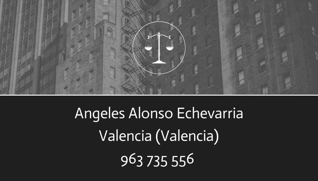 abogado Angeles Alonso Echevarria en Valencia
