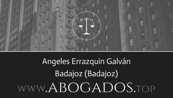 abogado Angeles Errazquin Galván en Badajoz