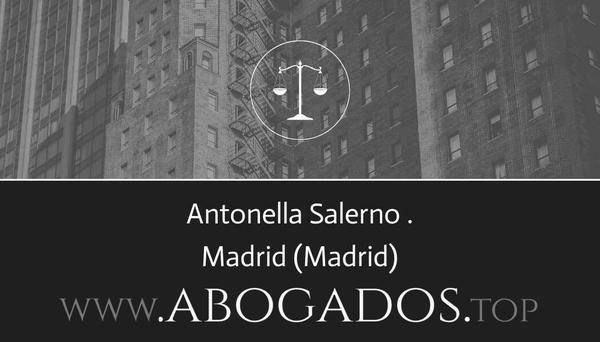 abogado Antonella Salerno en Madrid