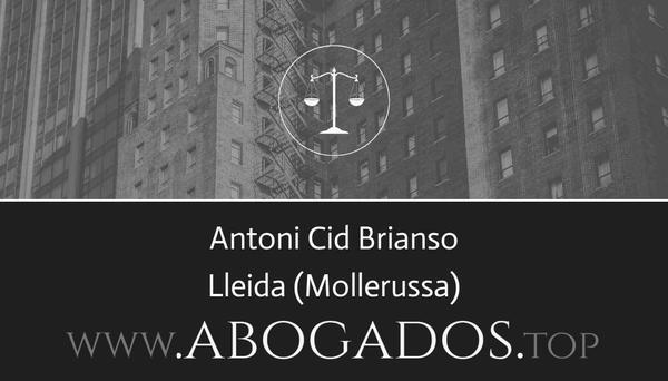 abogado Antoni Cid Brianso en Mollerussa