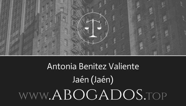 abogado Antonia Benitez Valiente en Jaén