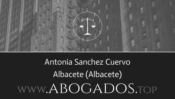 abogado Antonia Sanchez Cuervo en Albacete