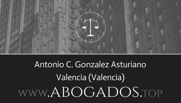 abogado Antonio C Gonzalez Asturiano en Valencia