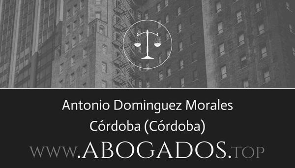 abogado Antonio Dominguez Morales en Córdoba