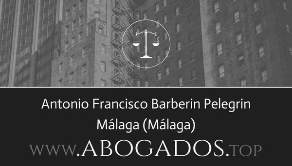 abogado Antonio Francisco Barberin Pelegrin en Málaga