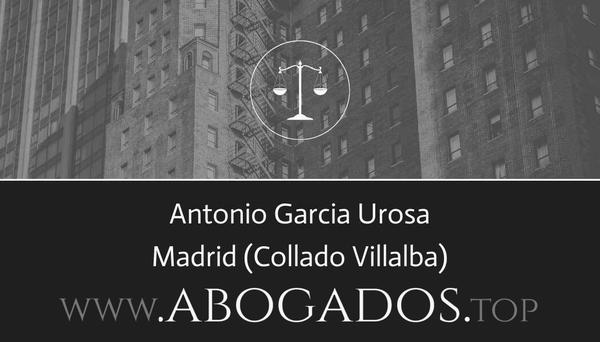 abogado Antonio Garcia Urosa en Collado Villalba