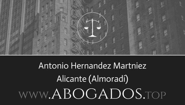 abogado Antonio Hernandez Martniez en Almoradí