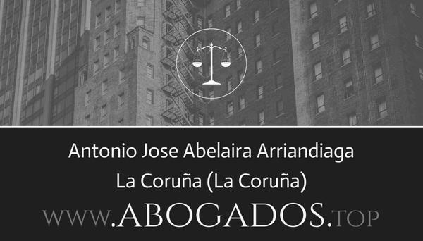 abogado Antonio Jose Abelaira Arriandiaga en La Coruña