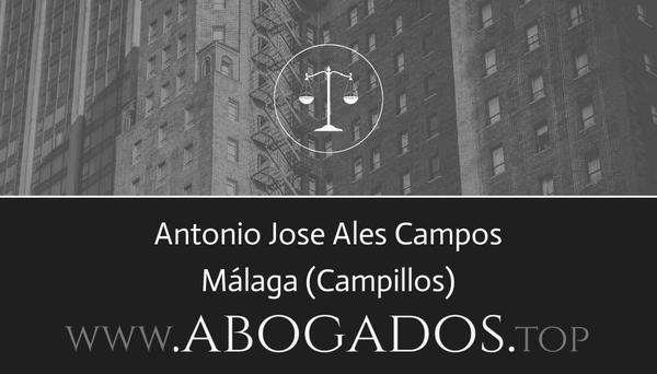 abogado Antonio Jose Ales Campos en Campillos