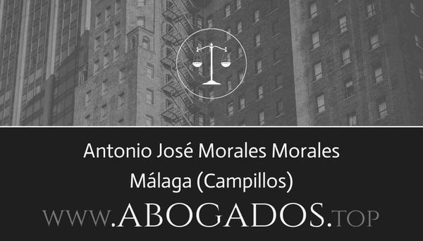 abogado Antonio José Morales Morales en Campillos