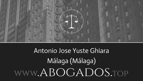 abogado Antonio Jose Yuste Ghiara en Málaga