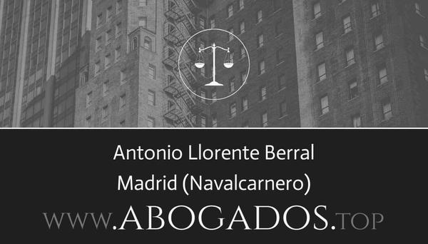 abogado Antonio Llorente Berral en Navalcarnero