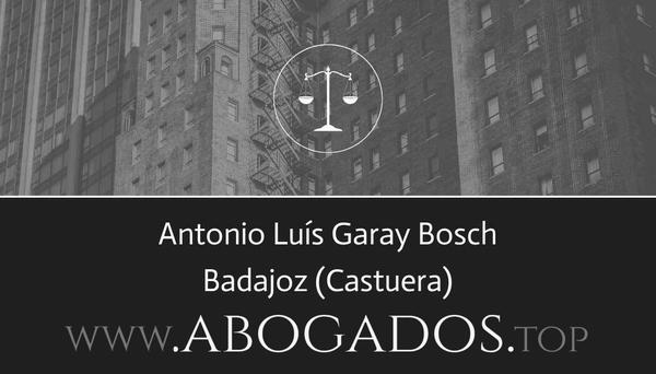 abogado Antonio Luís Garay Bosch en Castuera