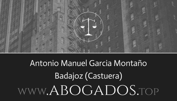 abogado Antonio Manuel Garcia Montaño en Castuera