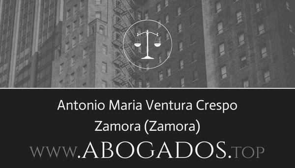 abogado Antonio Maria Ventura Crespo en Zamora