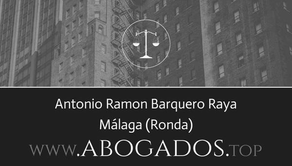 abogado Antonio Ramon Barquero Raya en Ronda