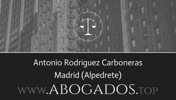 abogado Antonio Rodriguez Carboneras en Alpedrete