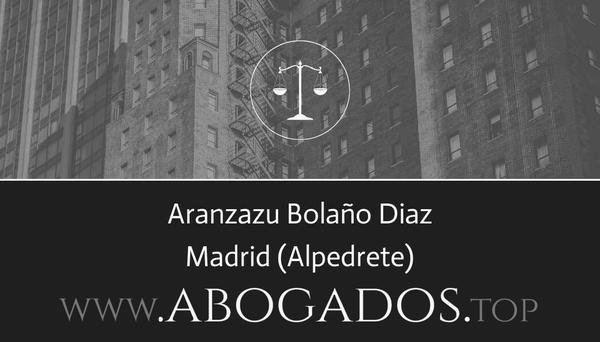 abogado Aranzazu Bolaño Diaz en Alpedrete