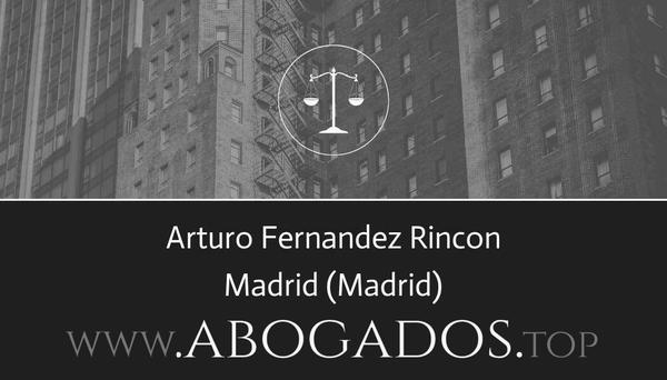 abogado Arturo Fernandez Rincon en Madrid