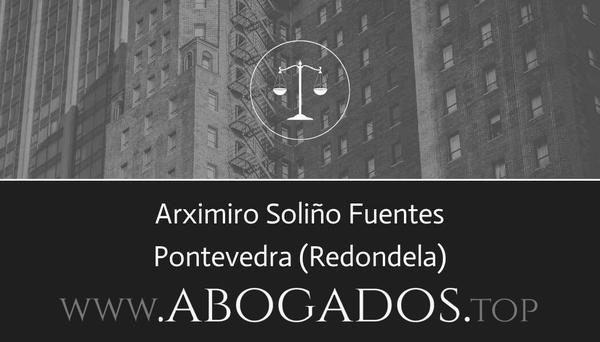 abogado Arximiro Soliño Fuentes en Redondela