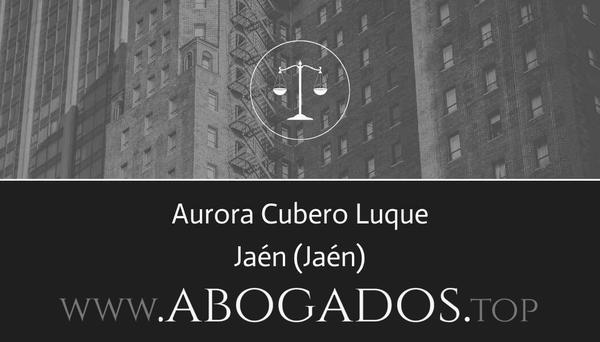 abogado Aurora Cubero Luque en Jaén