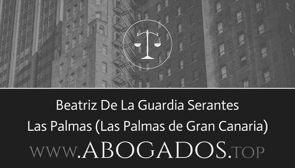 abogado Beatriz De La Guardia Serantes en Las Palmas de Gran Canaria