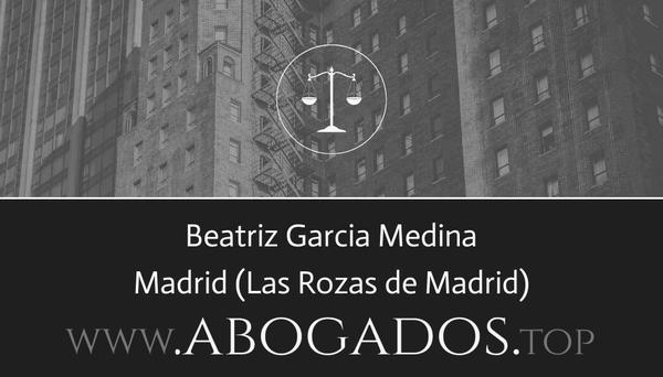 abogado Beatriz Garcia Medina en Las Rozas de Madrid