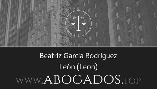 abogado Beatriz Garcia Rodriguez en Leon