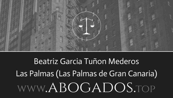 abogado Beatriz Garcia Tuñon Mederos en Las Palmas de Gran Canaria