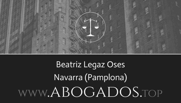 abogado Beatriz Legaz Oses en Pamplona