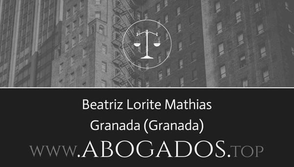 abogado Beatriz Lorite Mathias en Granada