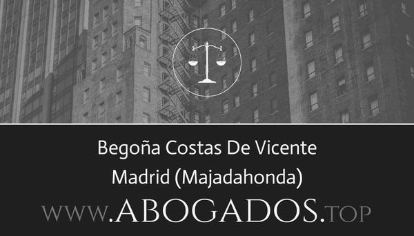 abogado Begoña Costas De Vicente en Majadahonda