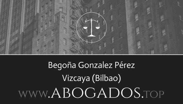 abogado Begoña Gonzalez Pérez en Bilbao