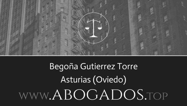 abogado Begoña Gutierrez Torre en Oviedo