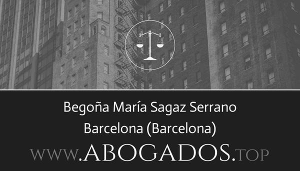 abogado Begoña María Sagaz Serrano en Barcelona