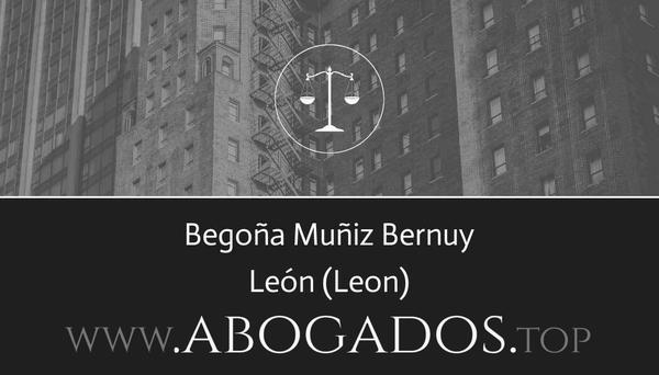 abogado Begoña Muñiz Bernuy en Leon