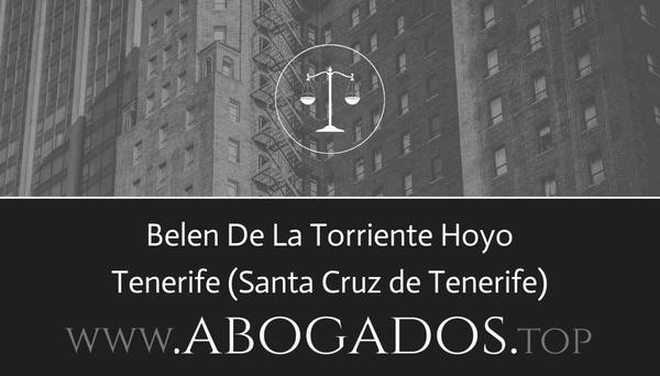 abogado Belen De La Torriente Hoyo en Santa Cruz de Tenerife